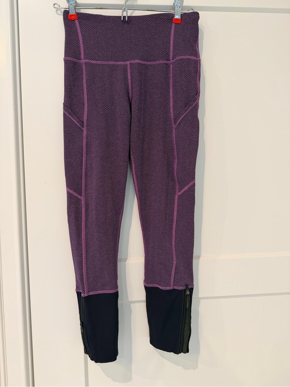 Lululemon herringbone purple leggings